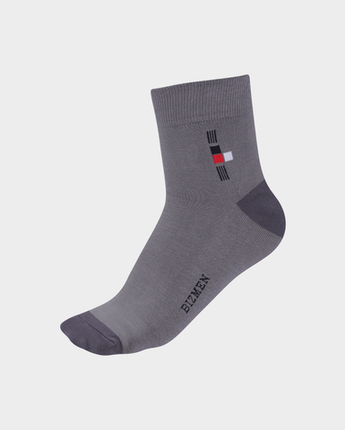 Bizmen Men's Mid-Calf Socks Cotton BO01