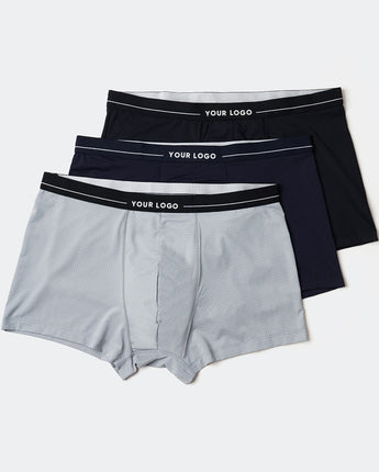 OEM ODM Men's Boxer 90% Polyamide 10% Spandex ABX072 - Seamless Technology
