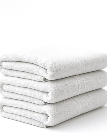 COMBO SET 3 PCS COTTON LARGE BATH TOWELS 70x140 cm