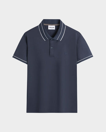 Aristino Elite Men's Navy Polo Shirt Cotton Slim Fit APS115S3EC